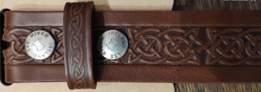 Preview: Gürtel "Snap-on-Belt 4004" braun